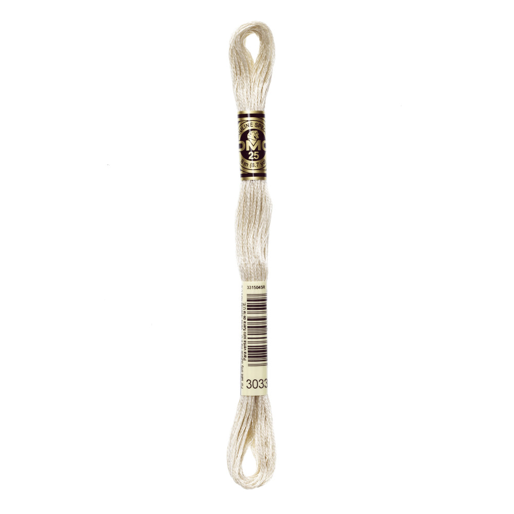 Mouliné spécial DMC 117MC - Nuances orange / marron / blanc / noir