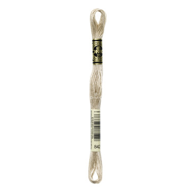 Mouliné spécial DMC 117MC - Nuances orange / marron / blanc / noir