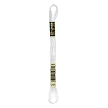 Mouliné spécial DMC 117MC - Nuances orange / marron / blanc / noir