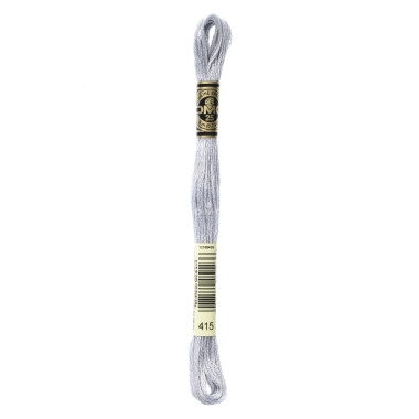 Mouliné spécial DMC 117MC - Nuances orange / marron / blanc / noir