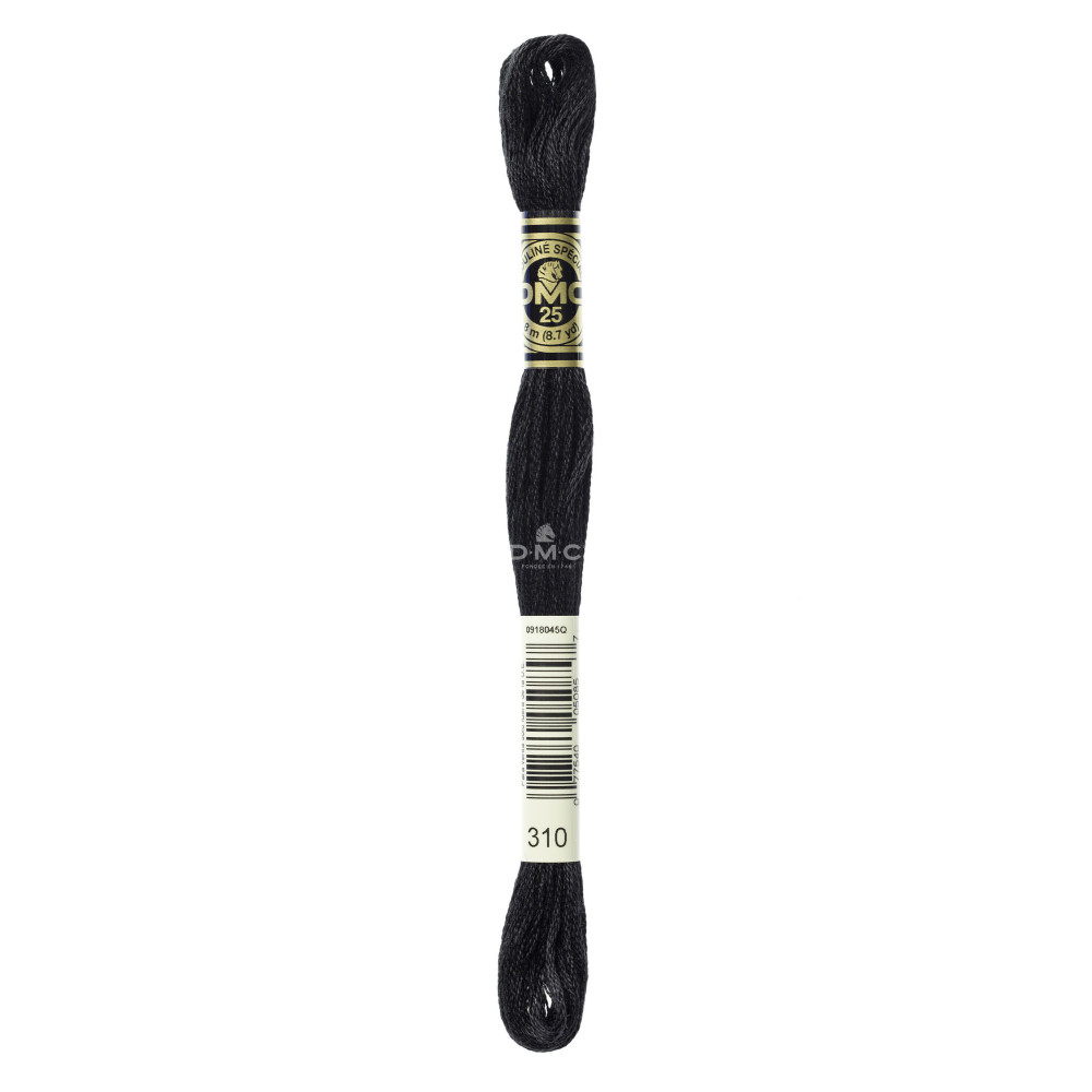 Mouliné spécial DMC 117MC - Nuances orange / marron / blanc / noir