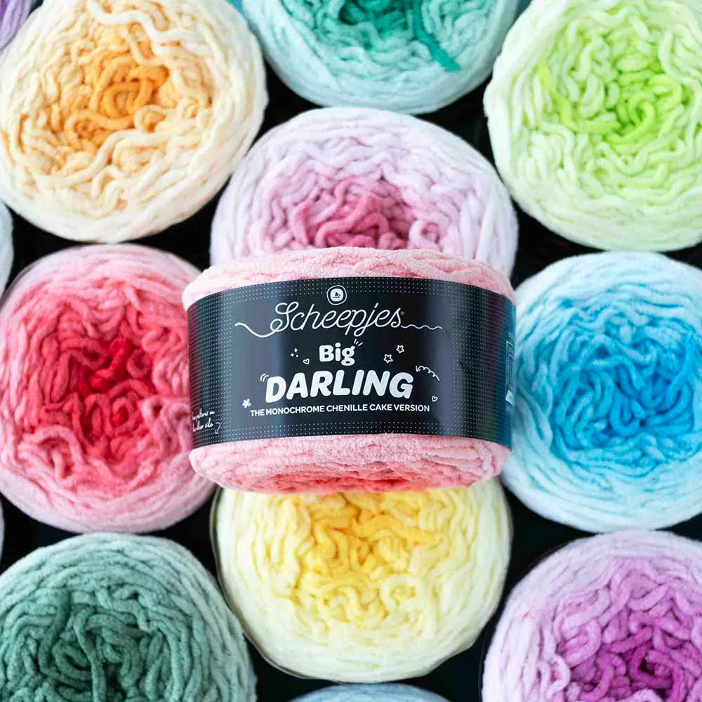Fil chenille épais Scheepjes Big Darling
