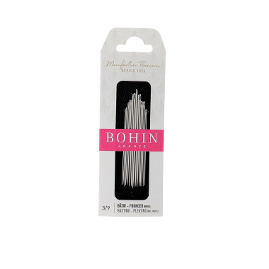 Assortiment d'aiguilles à bâtir et à froncer 3/9 Bohin