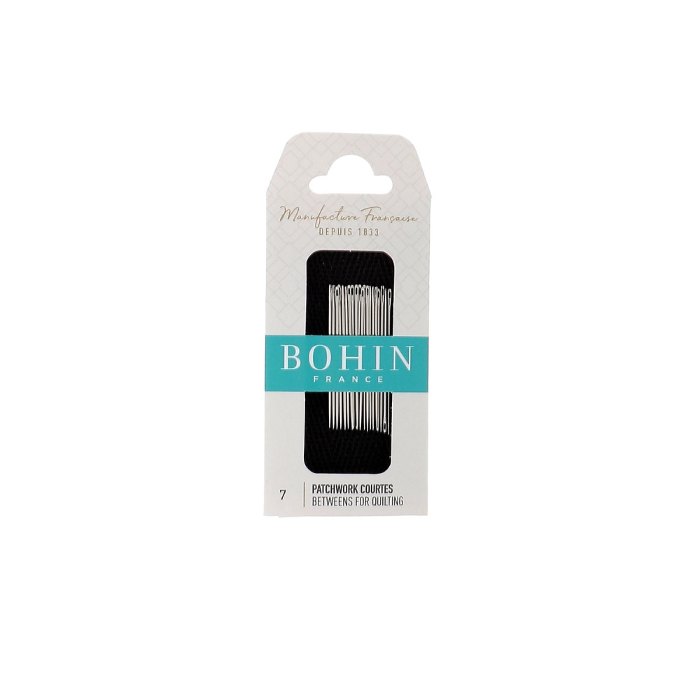 Aiguilles courtes pour patchwork n°7 Bohin