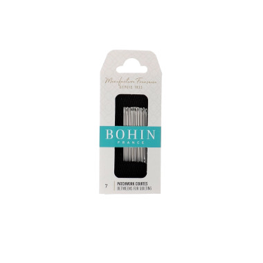 Aiguilles courtes pour patchwork n°7 Bohin