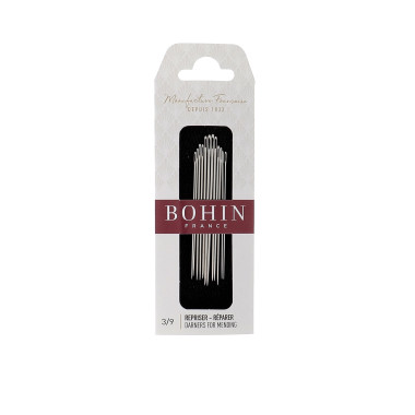 Assortiment d'aiguilles à repriser et à réparer 3/9 Bohin