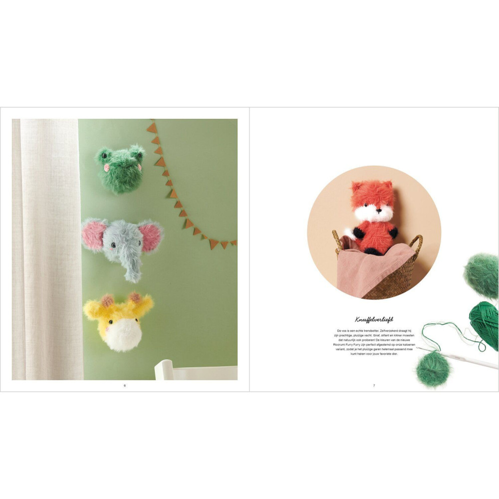 Ricorumi Furry Animals – Le livret d’amigurumis à effet fourrure par Rico Design