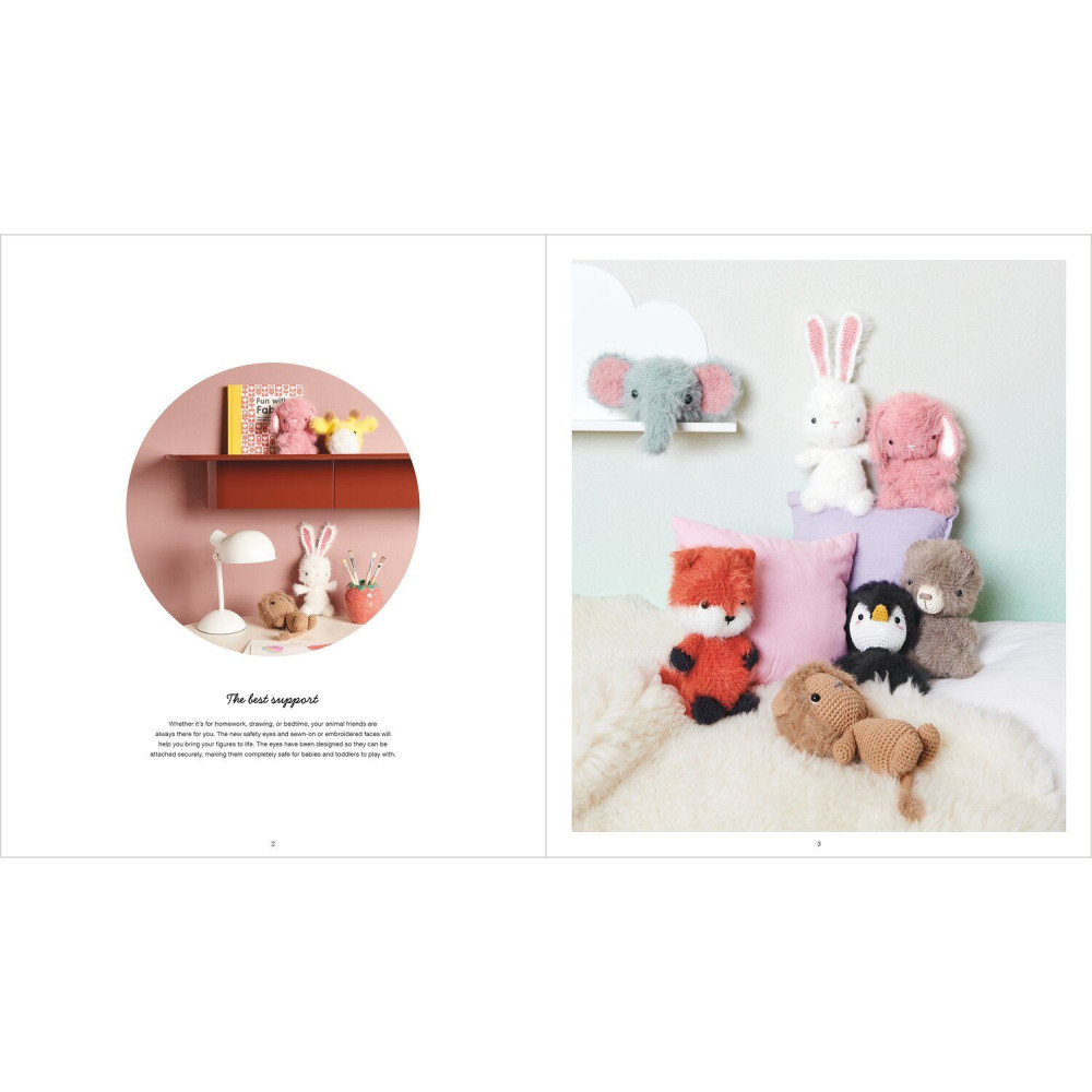 Ricorumi Furry Animals – Le livret d’amigurumis à effet fourrure par Rico Design
