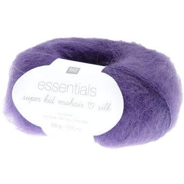 Fil doux et léger Rico Design Essentials Super Kid Mohair Loves Silk