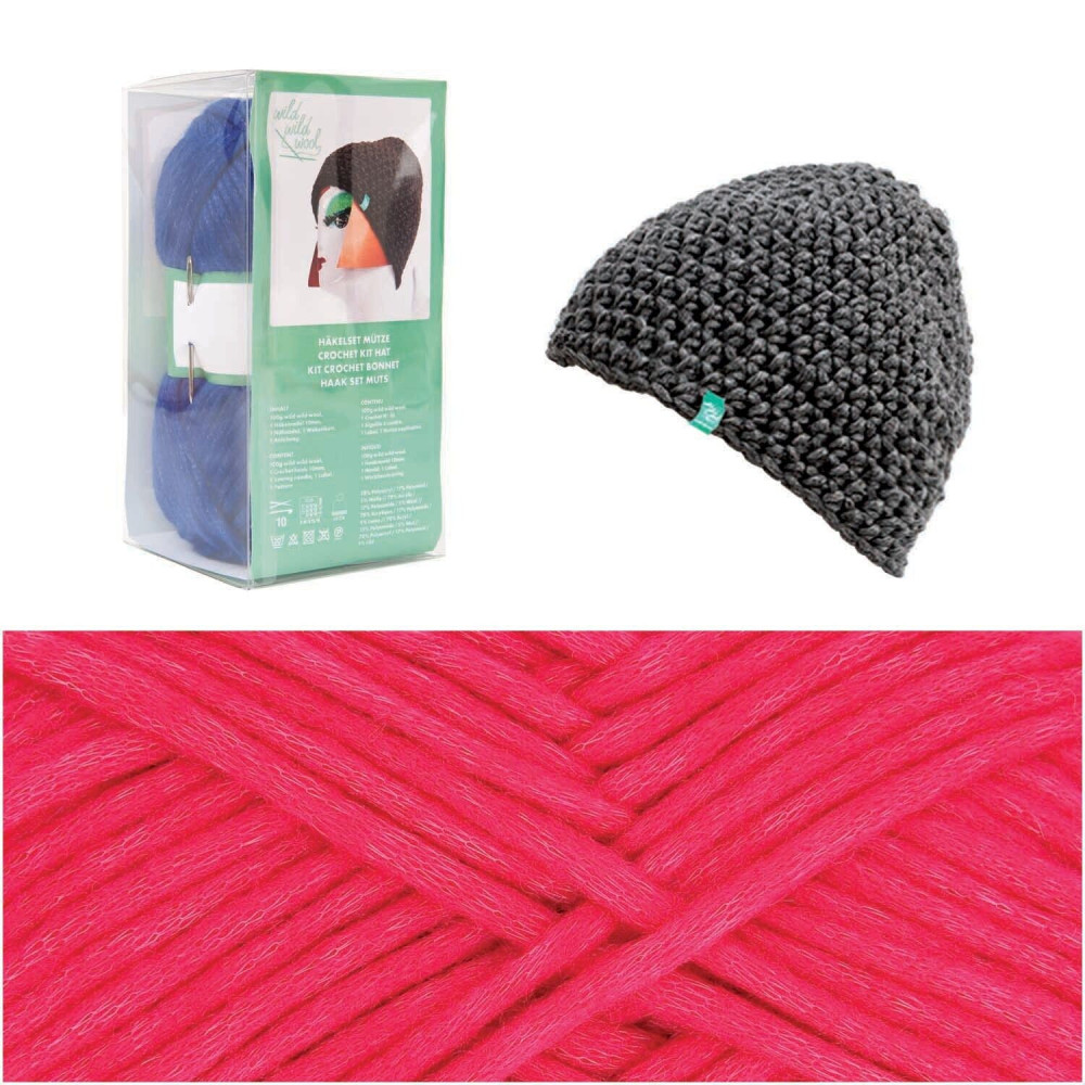 Kit crochet bonnet Wild Wild Wool – Créez votre bonnet fait main facilement