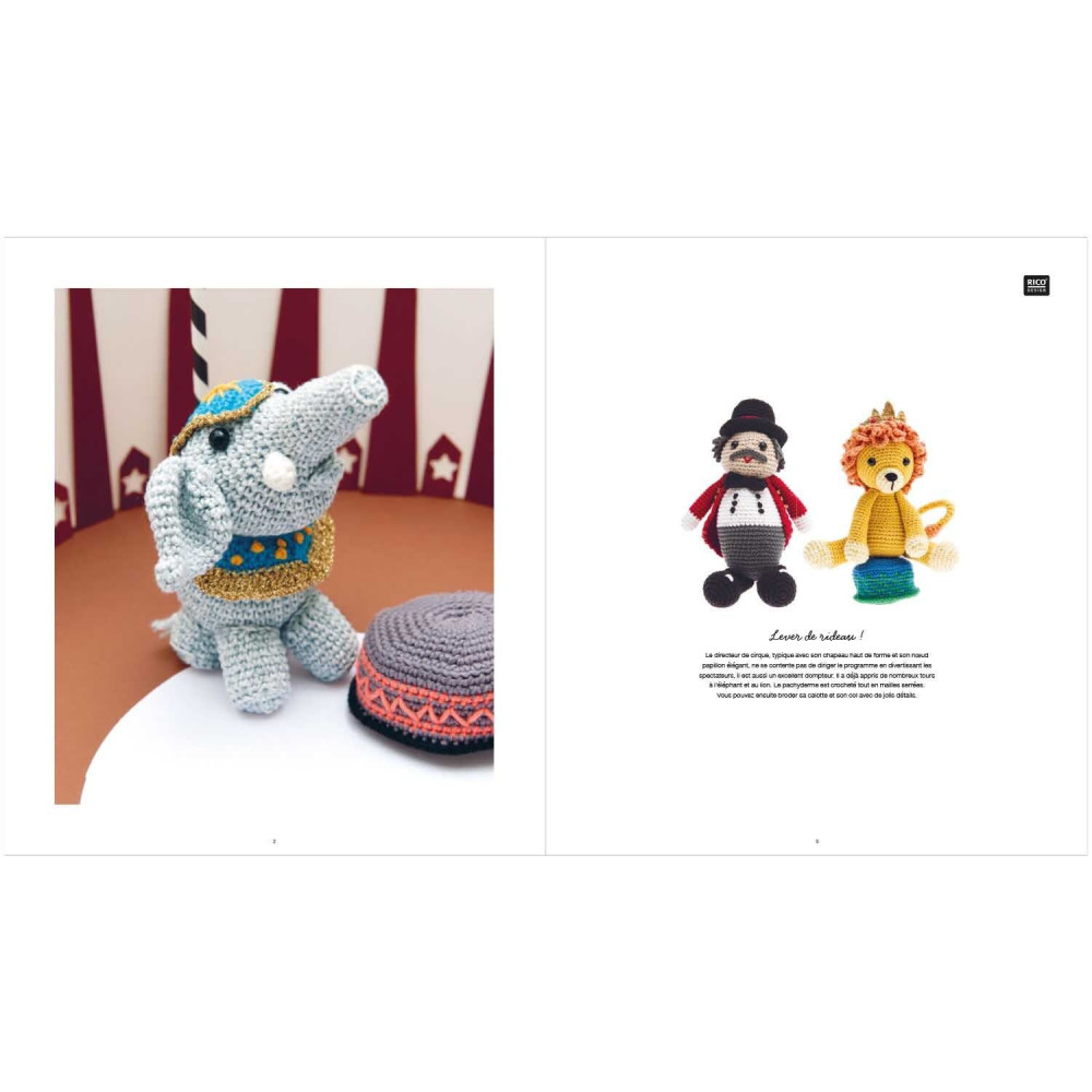 Ricorumi Circus Circus – Le livret crochet festif par Rico Design