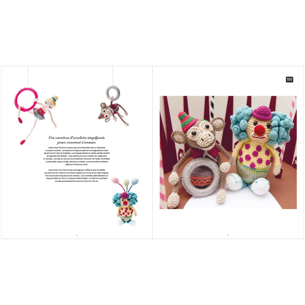 Ricorumi Circus Circus – Le livret crochet festif par Rico Design