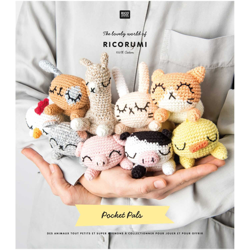 Ricorumi Pocket Pals – Le livret crochet des mini-animaux adorables de Rico Design