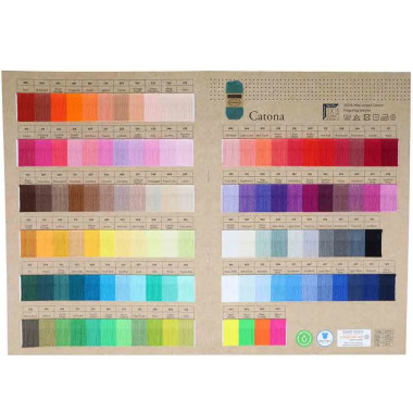 Nuancier Catona – Toutes les couleurs des fils Scheepjes Catona