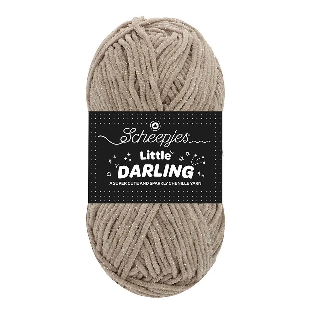 Fil chenille brillant Scheepjes Little Darling Sparkle