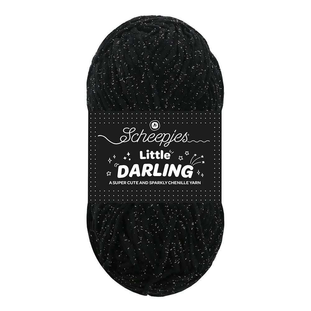 Fil chenille brillant Scheepjes Little Darling Sparkle