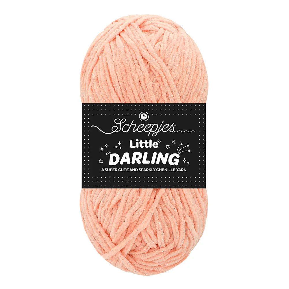 Fil chenille brillant Scheepjes Little Darling Sparkle