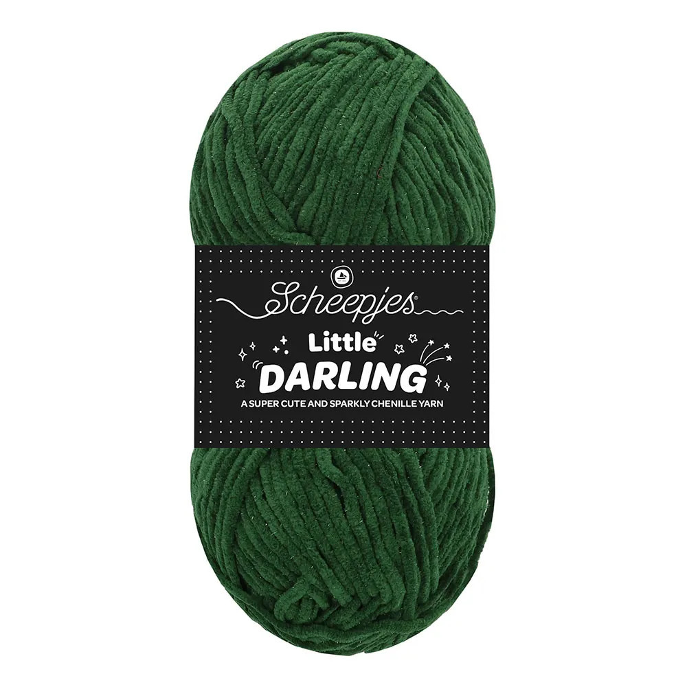 Fil chenille brillant Scheepjes Little Darling Sparkle
