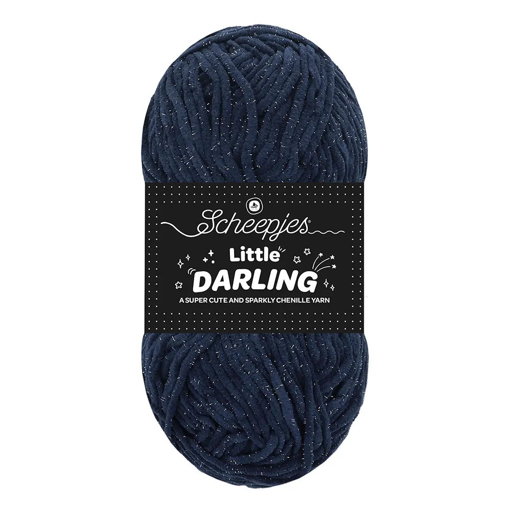 Fil chenille brillant Scheepjes Little Darling Sparkle