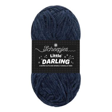 Fil chenille brillant Scheepjes Little Darling Sparkle