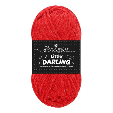 Fil chenille brillant Scheepjes Little Darling Sparkle