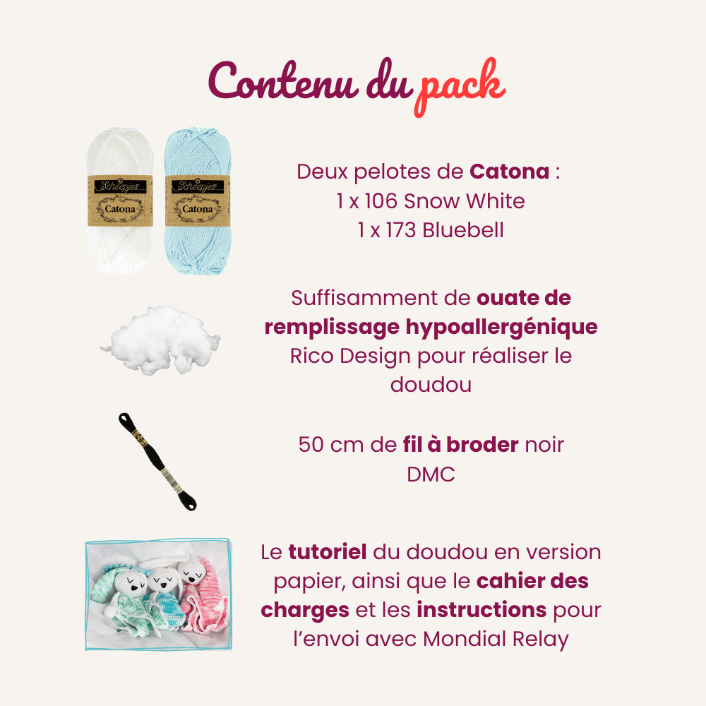 Action Doudou par l'association AVI - Pack Catona