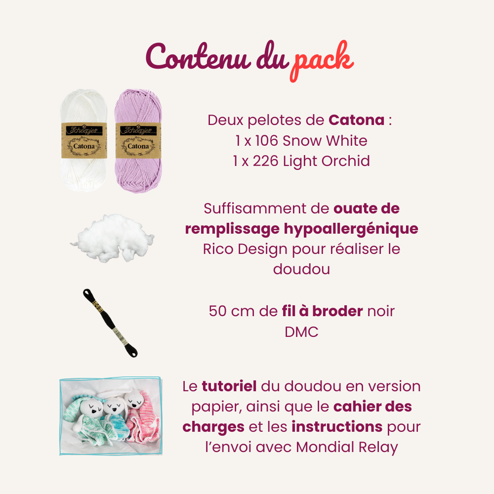 Action Doudou par l'association AVI - Pack Catona
