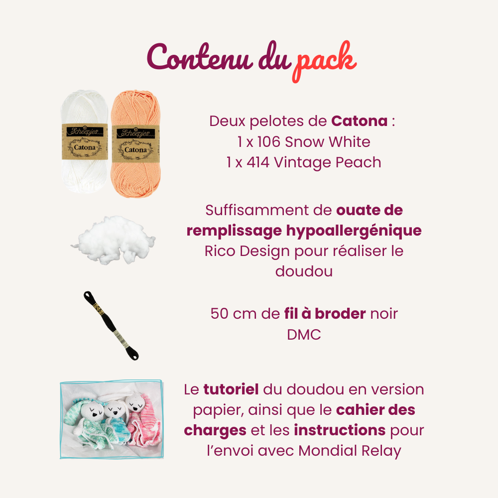 Action Doudou par l'association AVI - Pack Catona