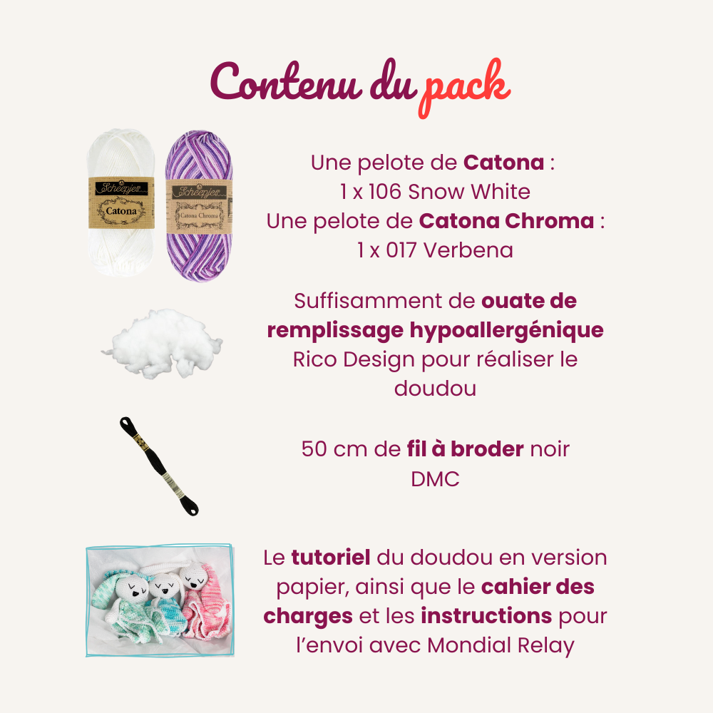 Action Doudou par l'association AVI - Pack Catona + Catona Chroma