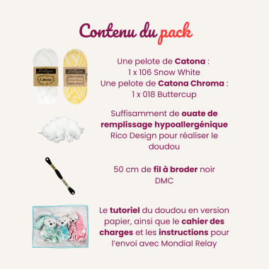 Action Doudou par l'association AVI - Pack Catona + Catona Chroma