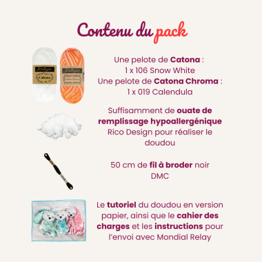 Action Doudou par l'association AVI - Pack Catona + Catona Chroma