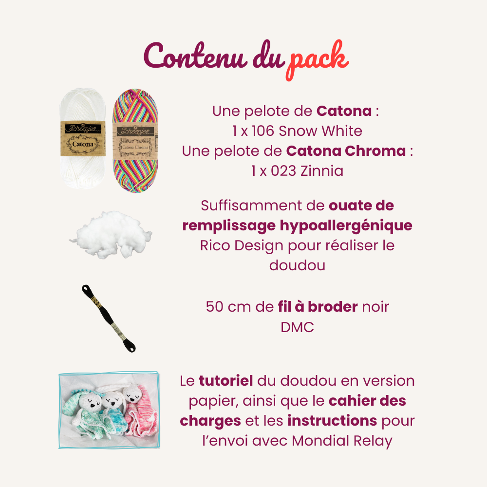 Action Doudou par l'association AVI - Pack Catona + Catona Chroma