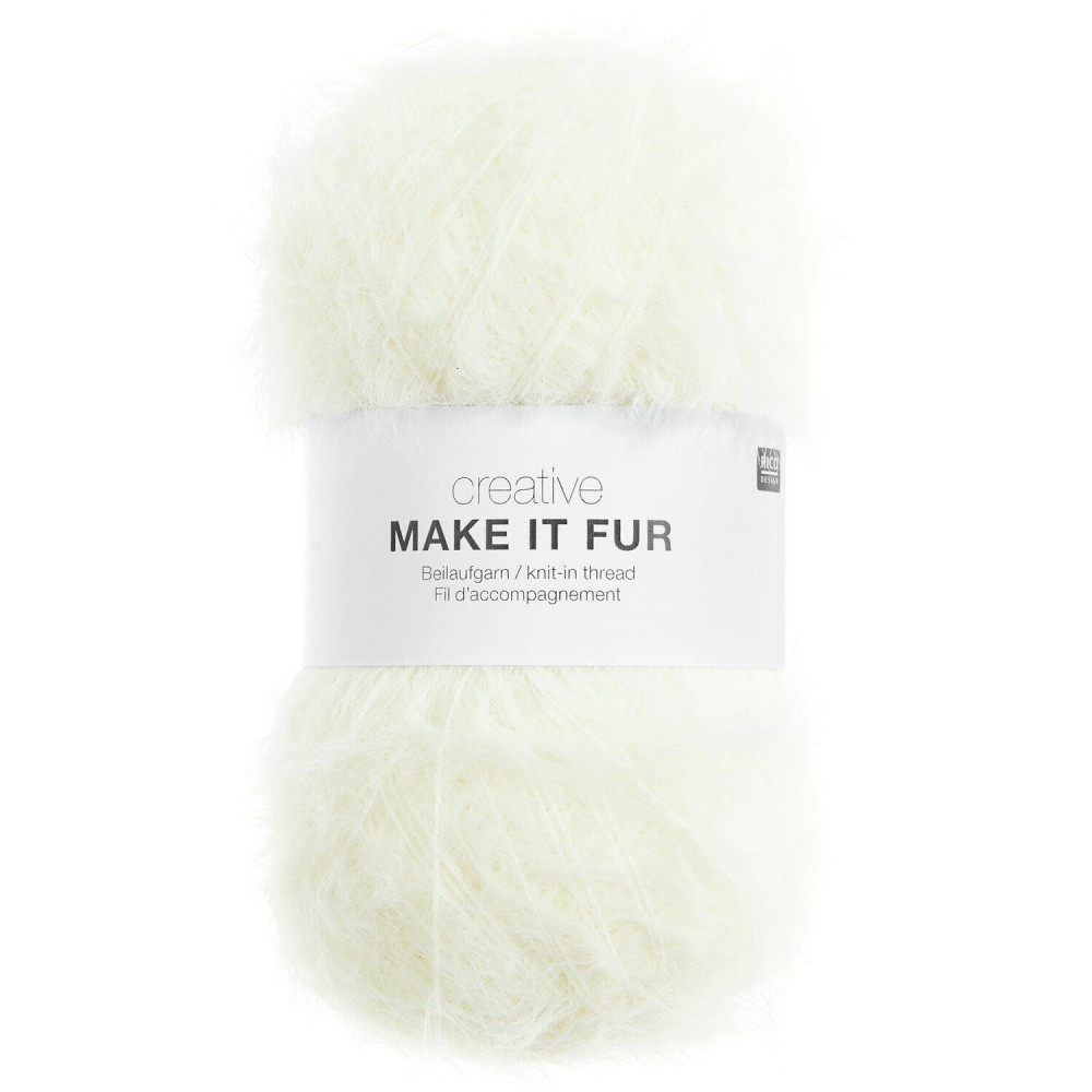 Creative Make It Fur – Fil d’accompagnement effet fourrure pour tricot et crochet