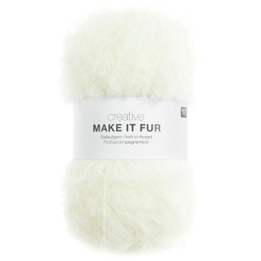 Creative Make It Fur – Fil d’accompagnement effet fourrure pour tricot et crochet
