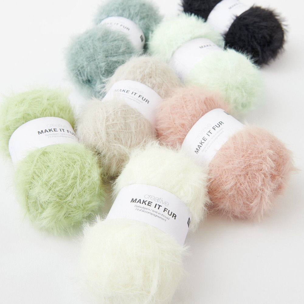 Creative Make It Fur – Fil d’accompagnement effet fourrure pour tricot et crochet