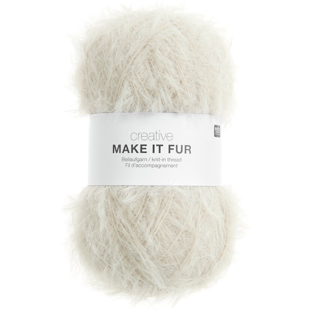 Creative Make It Fur – Fil d’accompagnement effet fourrure pour tricot et crochet