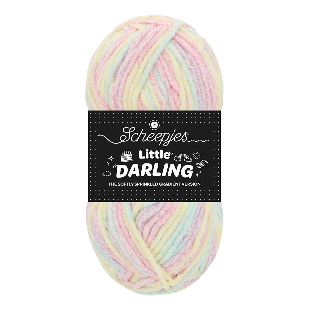 Scheepjes Little Darling Sprinkled Gradient – Fil dégradé doux pour amigurumi et crochet