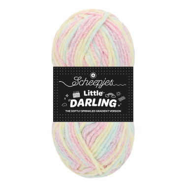 Scheepjes Little Darling Sprinkled Gradient – Fil dégradé doux pour amigurumi et crochet