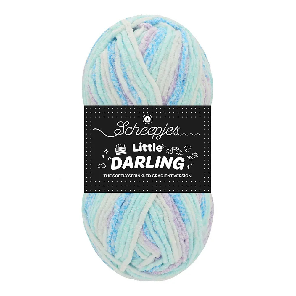 Scheepjes Little Darling Sprinkled Gradient – Fil dégradé doux pour amigurumi et crochet