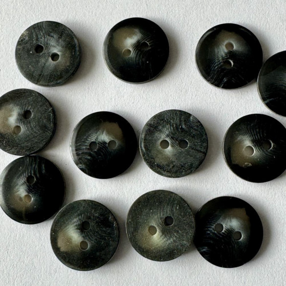 Bouton noir effet marbré 15 mm - Découvrez des centaines de modèles !