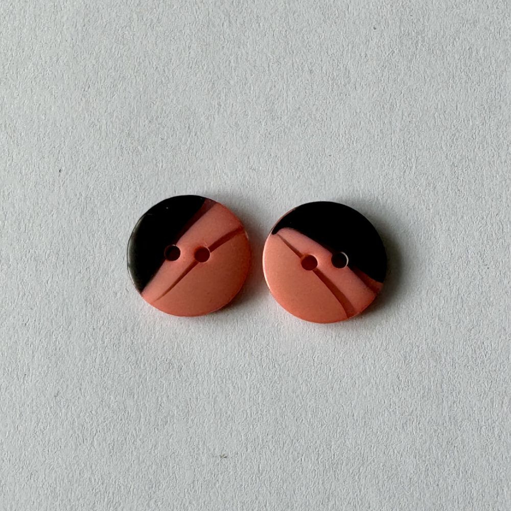 Bouton rose et noir 15 mm - Découvrez des centaines de modèles !