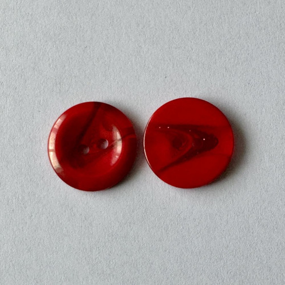 Bouton rouge effet marbré 20 mm - Découvrez des centaines de modèles !
