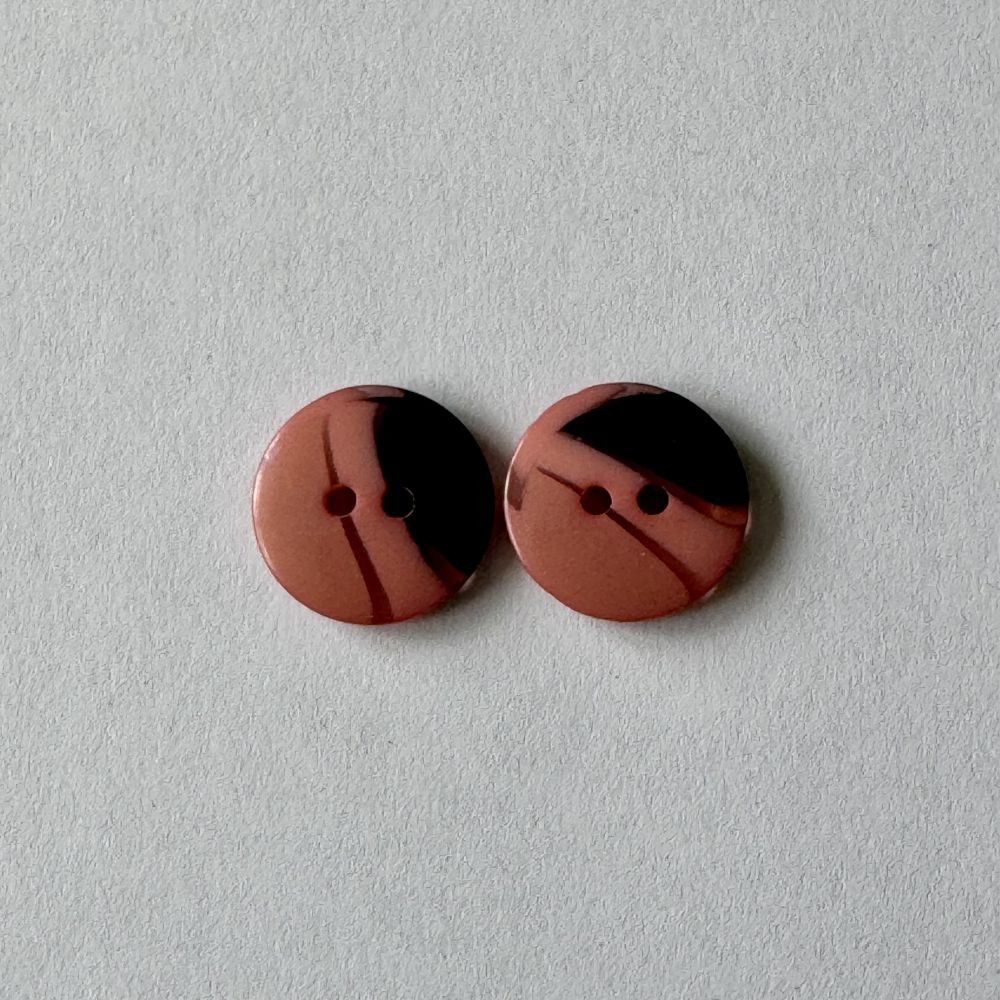 Bouton rose et noir 15 mm - Découvrez des centaines de modèles !