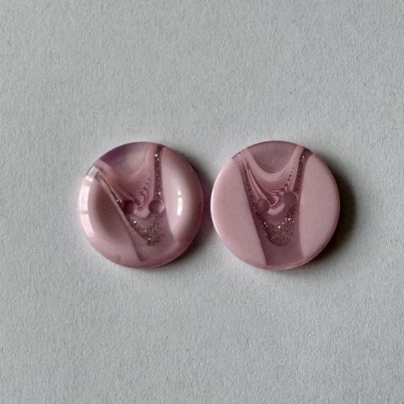 Bouton rose pailleté 20 mm - Découvrez des centaines de modèles !
