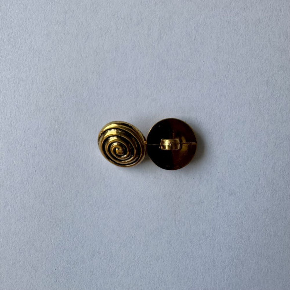 Bouton en métal doré effet tourbillon 14 mm - Découvrez des centaines de modèles !