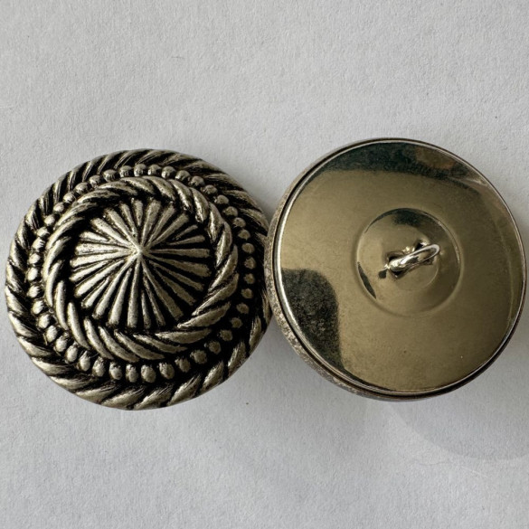 Bouton métallique gris 35 mm - Découvrez des centaines de modèles !