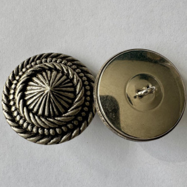 Bouton métallique gris 35 mm - Découvrez des centaines de modèles !
