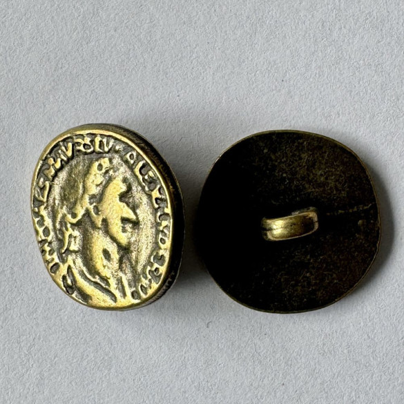 Bouton en métal doré avec personnage 16 mm - Découvrez des centaines de modèles !