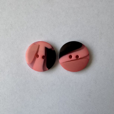 Bouton rose et noir 21 mm - Découvrez des centaines de modèles !
