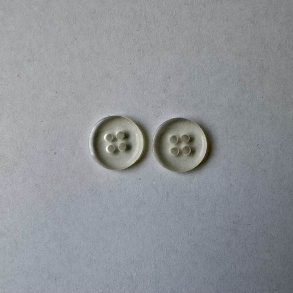 Bouton blanc transparent 14 mm - Découvrez des centaines de modèles !